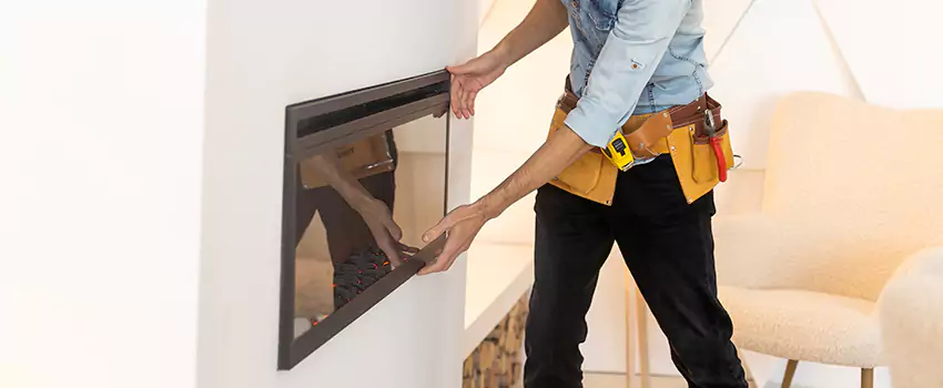 Metal Fireplace Installation in Franconia, Virginia
