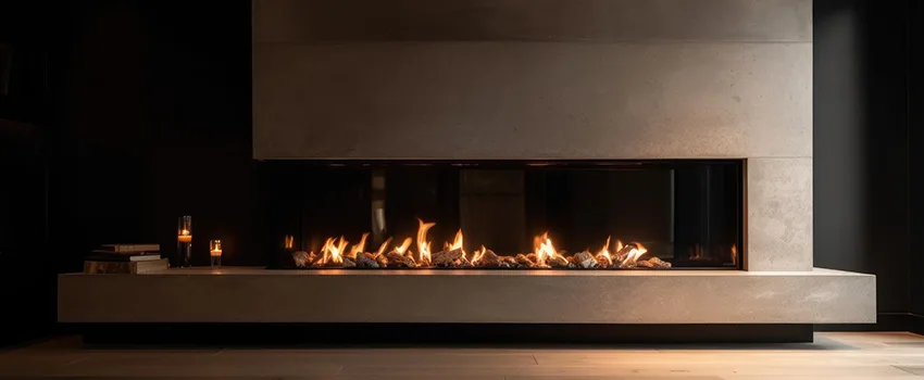 Gas Fireplace Ember Bed Design Services in Franconia, Virginia