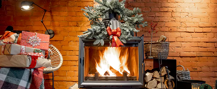 Travis Industries Linear Gas Fireplace Installation in Franconia, Virginia