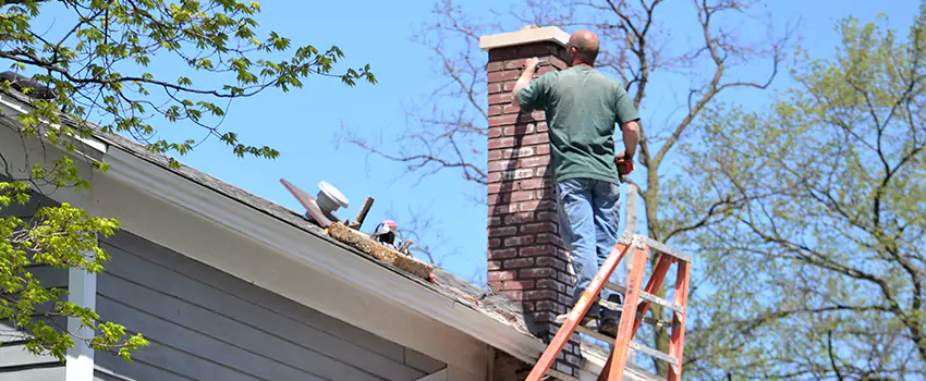 Vinyl and PVC Chimney Flashing Installation in Franconia, VA