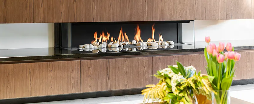 Double-height Fireplace Design Refurbishment in Franconia, Virginia