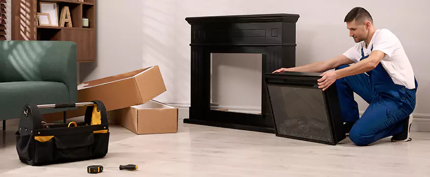 Old Rusted Metal Fireplace Repair And Replacement in Franconia, VA