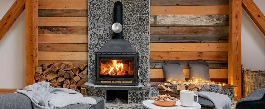 Thelin Hearth Products Direct Vent Gas Stove Fireplace Inspection in Franconia, Virginia
