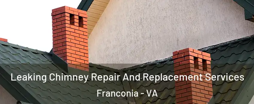  Leaking Chimney Repair And Replacement Services Franconia - VA